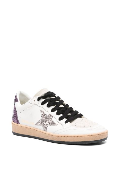 Sneakers ball star in bianco e viola Golden goose - donna GOLDEN GOOSE | GWF00117F00685982865